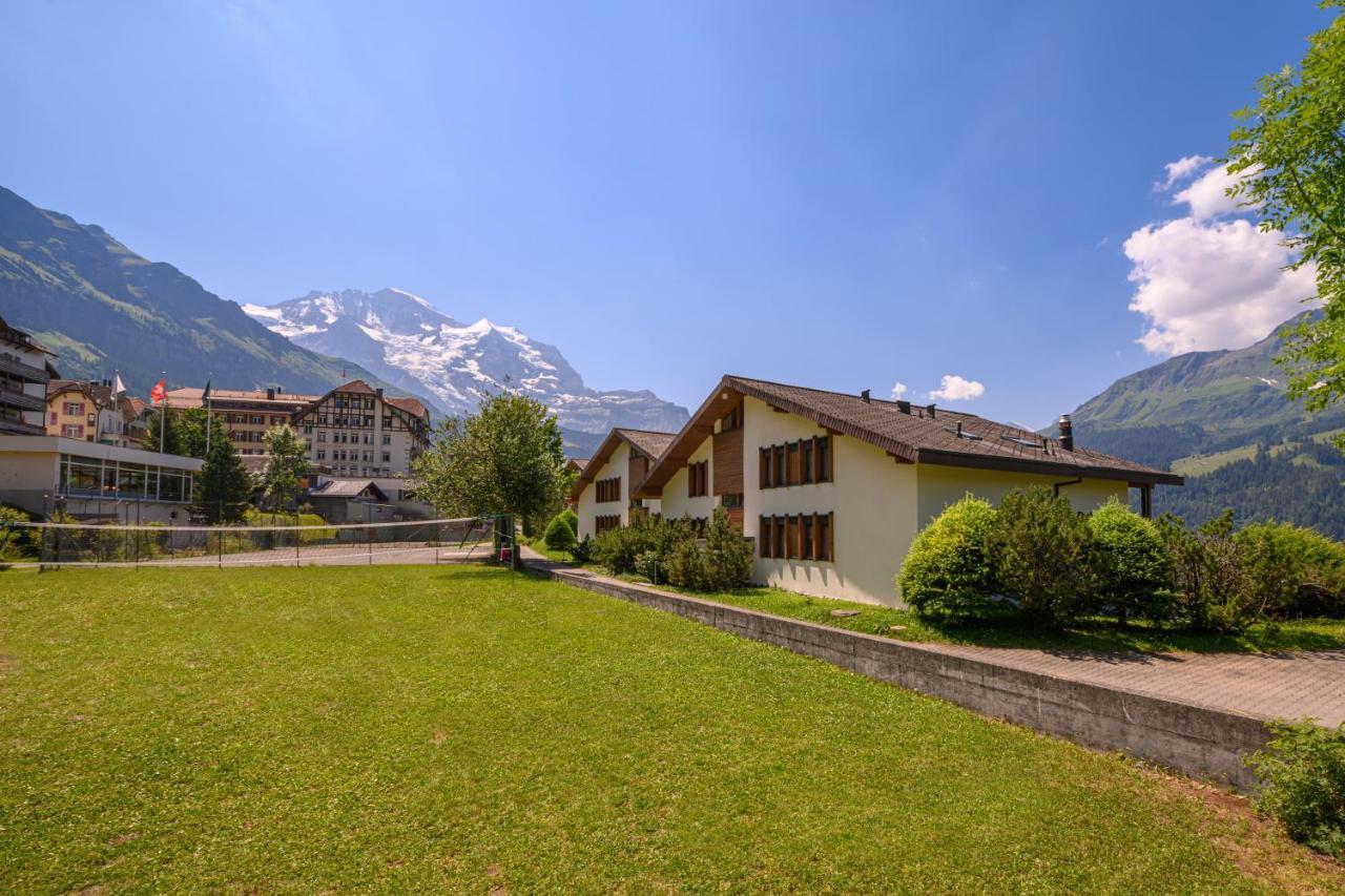 Chalet Primula Penthouse Wengen Buitenkant foto
