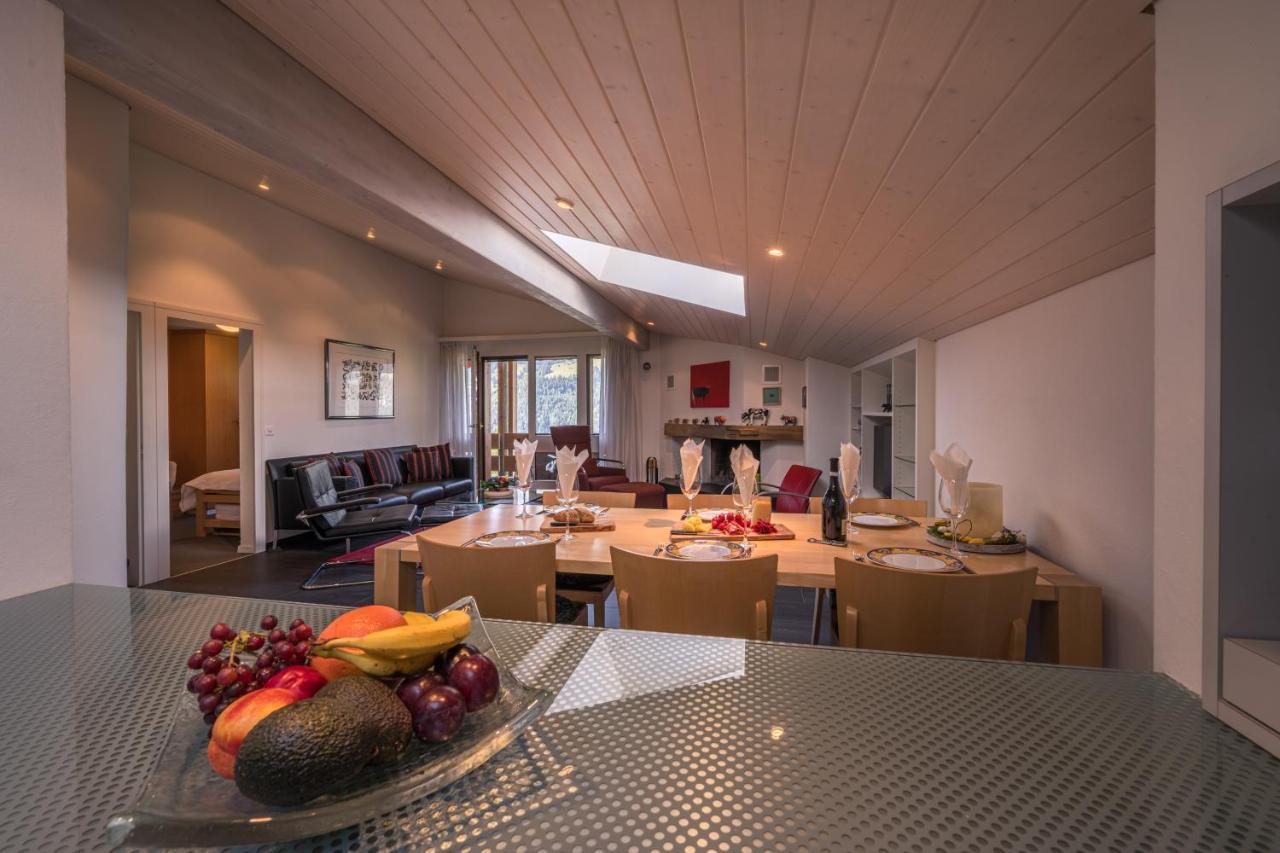 Chalet Primula Penthouse Wengen Buitenkant foto