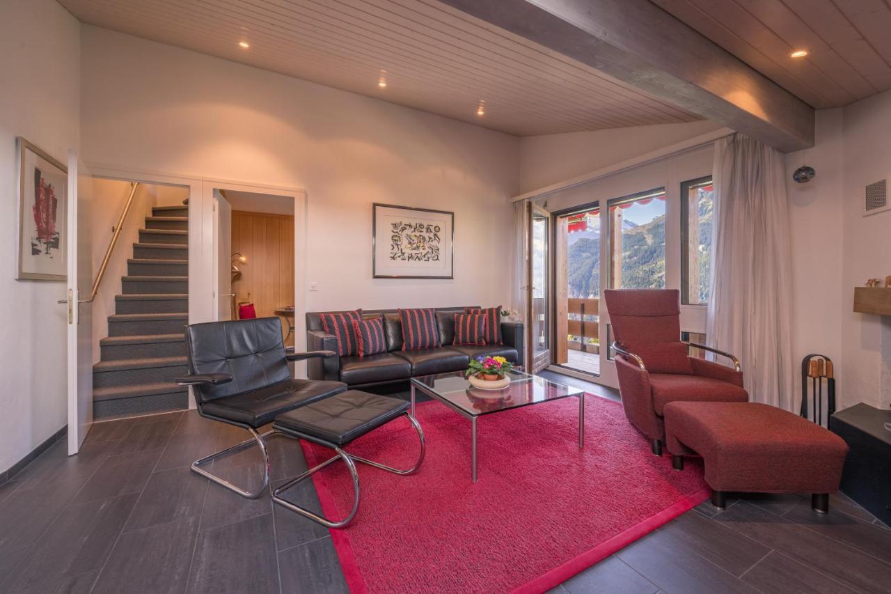 Chalet Primula Penthouse Wengen Buitenkant foto
