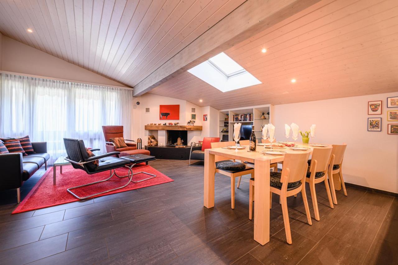 Chalet Primula Penthouse Wengen Buitenkant foto
