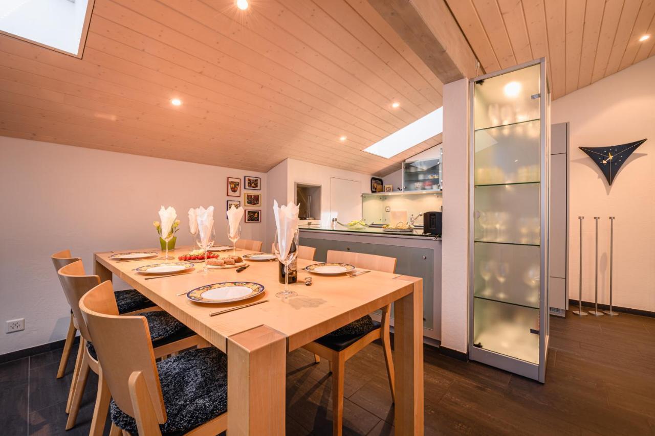 Chalet Primula Penthouse Wengen Buitenkant foto
