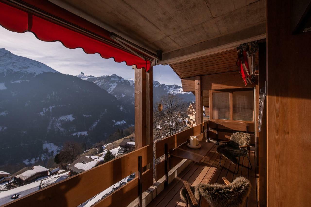 Chalet Primula Penthouse Wengen Buitenkant foto